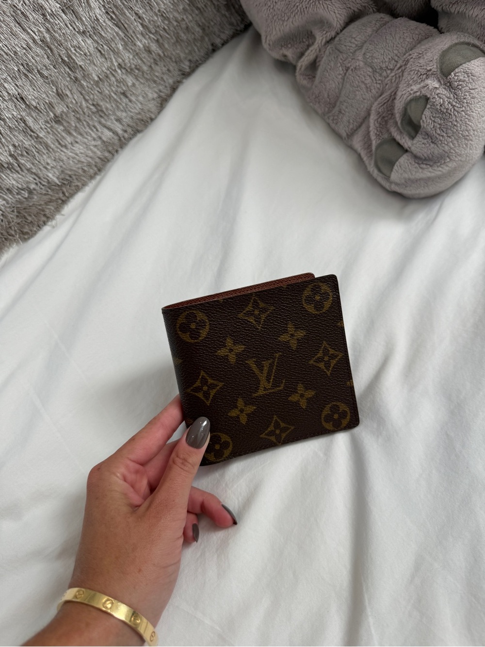 Louis Vuitton Brown Monogram Canvas Bi-Fold Wallet